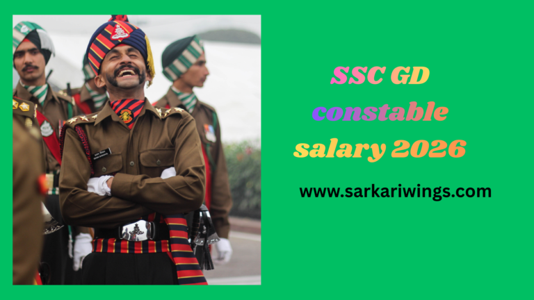 SSC GD constable salary 2026 in in-hand salary allowance, and promotion complete Hindi guide