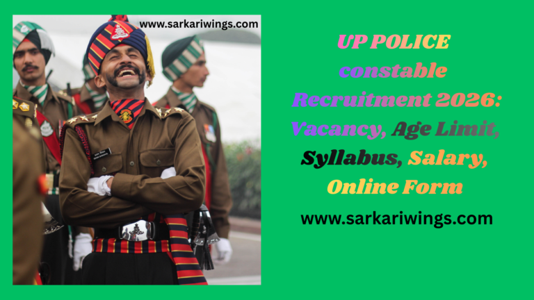 UP Police Constable Recruitment 2026
